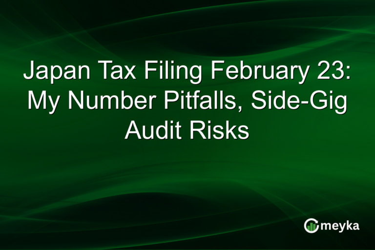 Tax Filing in Japan on February 23: Risks of My Number and Side-Gig Audits