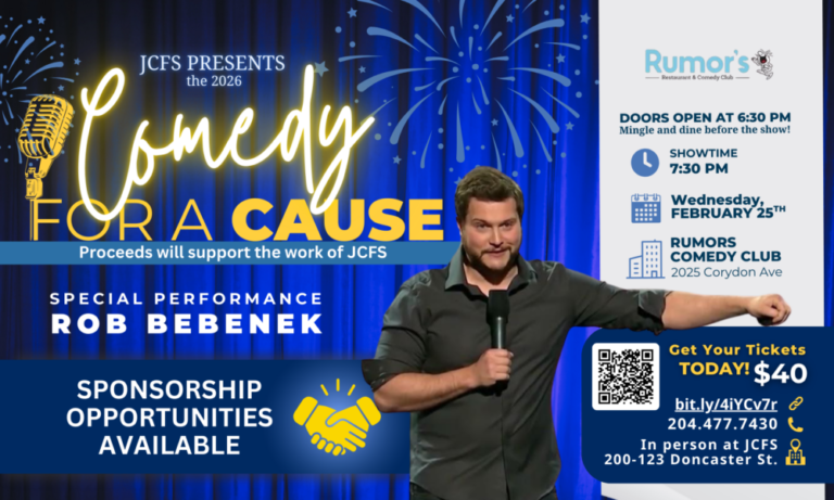 Rising Canadian comedian Rob Bebenek to headline the second annual Comedy for a Cause event by JCFS – Jewish Post and News